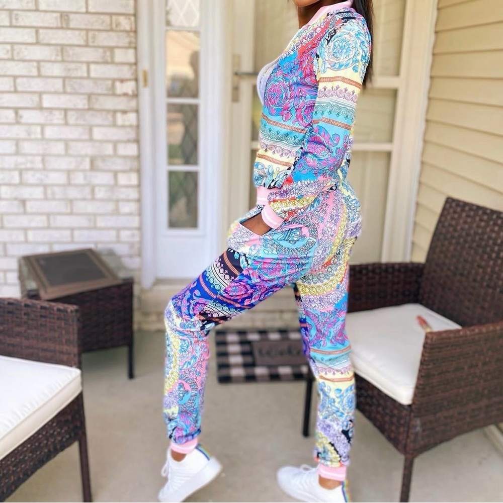 Colorful Track suit